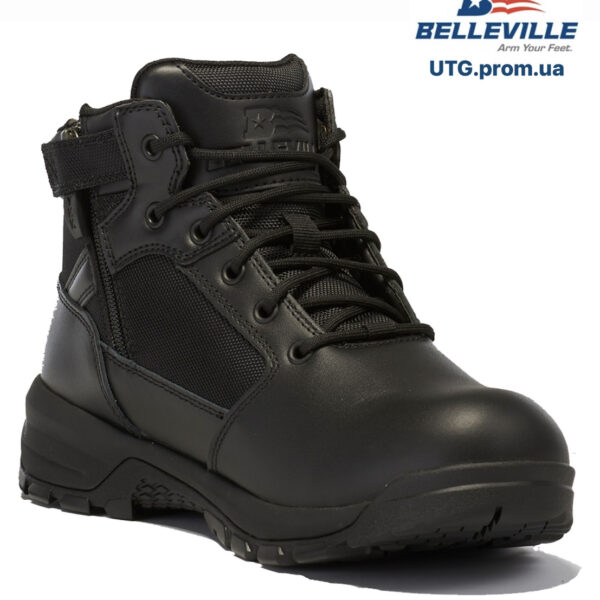 Ботинки Belleville Spear Point 5" Lightweight Side-zip. Black