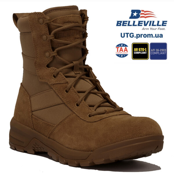 Ботинки Belleville Spear Point Lightweight Hot Weather. Coyote Brown