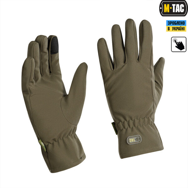 Перчатки M-Tac Winter Soft Shell Olive