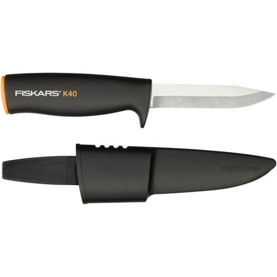 Ніж загального призначення Fiskars з чохлом K40