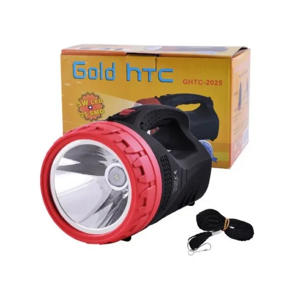 Ліхтар прожектор Gold HTC GHTC-2910 2 режими LED 10w 8000Mah